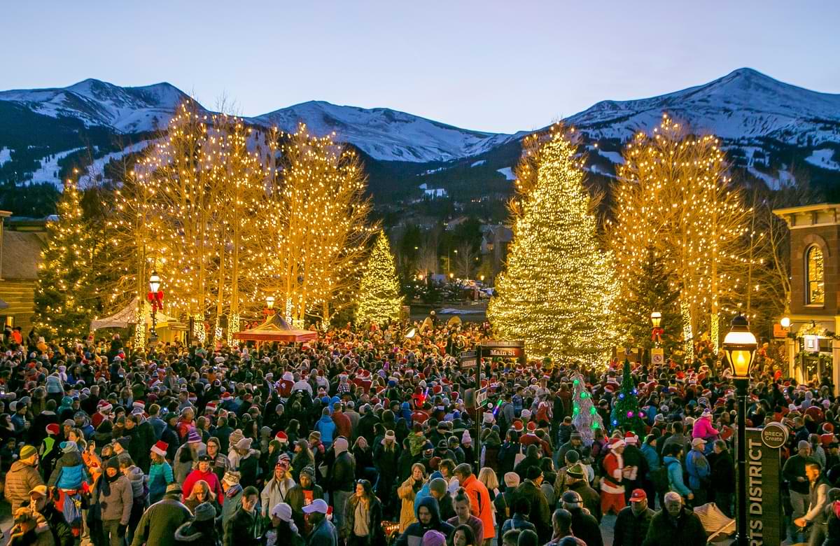 Lighting of Breckenridge + Race of the Santas Event